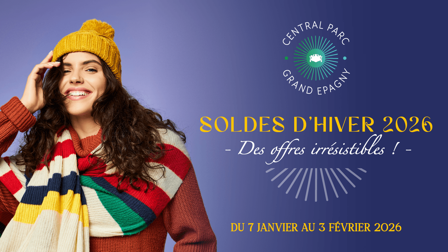 Soldes d’hiver 2026 : des offres irrésistibles à Central Parc Grand Epagny ❄️🛍️